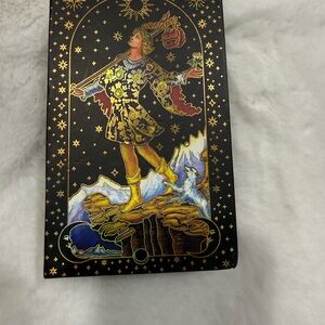 Mystical Gold Foil Tarot Holographic Cards Rider Deck